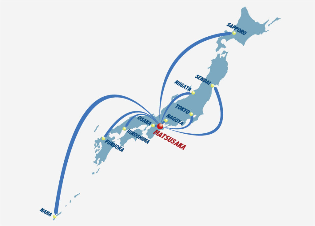 松阪から全国へ